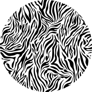 Seamless Background Zebra Print Sticker