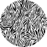 Seamless Background Zebra Print Sticker