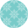 Seamless Blue Pattern With Snowflakes Winter Sticker