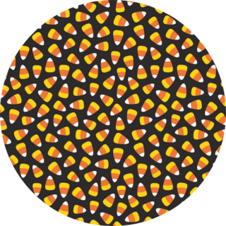 Seamless Candy Corn Pattern Sticker