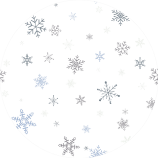 Seamless Christmas Pattern With Snowflakes Sticker