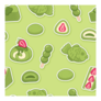 Seamless Matcha Desserts Sticker
