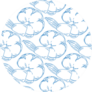 Seamless Pattern Blue Shrimp Sticker