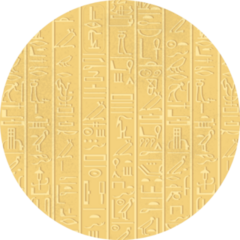 Seamless Pattern Of Egyptian Hieroglyphics Sticker