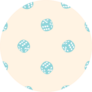 Seamless Pattern With Dice Cute Pastel Blue Y2k Sticker