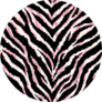 Seamless Pattern With Zebra Fur Print Sticker
