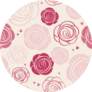 Seamless Roses Pattern Sticker