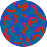 Seamless Watercolor Pattern Of Gender Symbols Sticker