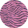 Seamless Zebra Pattern In Pink Sticker