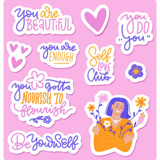 Self Care Sticker Sheet
