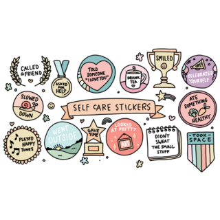 Self Care Sticker Sheet 