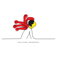 Self Harm Awareness Day Art Sticker