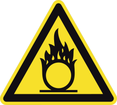 Self Ignition Sign Sticker