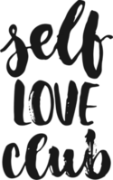 Self Love Club Lettering Sticker