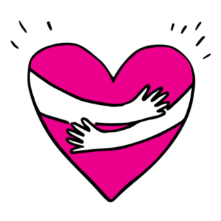 Self Love Heart Sticker