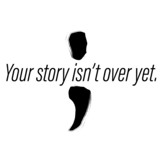 Semicolon Suicide Awareness Your Story Isnt Over Yet Sticker