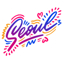 Seoul Decorative Font Sticker