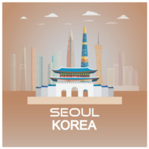 Seoul Landmarks Sticker