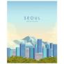 Seoul Modern Poster Sticker