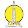 Seoul Skyscrapers Sticker
