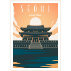 Seoul Sunny Korea Sticker