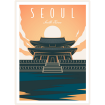 Seoul Sunny Korea Sticker