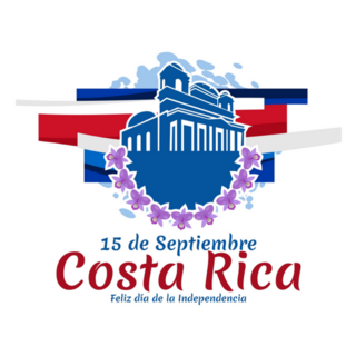 September 15, Costa Rica Sticker