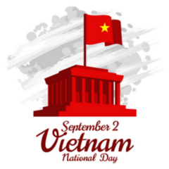September 2, National Day Of Vietnam Illustration Sticker