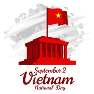 September 2, National Day Of Vietnam Illustration Sticker