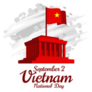 September 2, National Day Of Vietnam Illustration Sticker