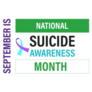 September Is National Suicide Awareness Month Banner Sticker