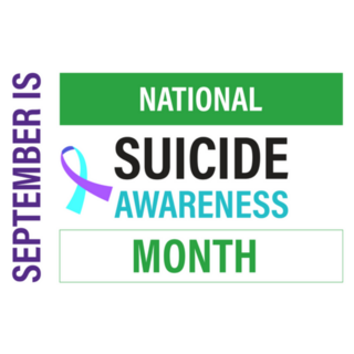 September Is National Suicide Awareness Month Banner Sticker