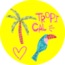Sequin Embroidery Tropical Toucan Sticker