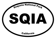 Sequoia National Park Oval Sticker