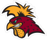Serious Gamecock Mascot Sticker