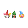 Set Of Gnomes With Flowers Tulips Watercolor Netherlands Sticker