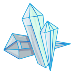 Set Of Magic Crystals Sticker
