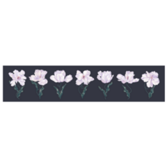 Set Of Realistic Spring White Tulip Flowers Netherlands Sticker