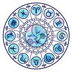 Set Of Symbol Zodiac Signs Sticker