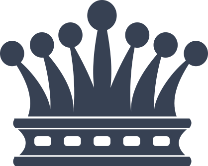 Seven Point Crown Sticker