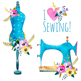 Sewing Love Sticker Sheet