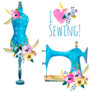 Sewing Love Sticker Sheet