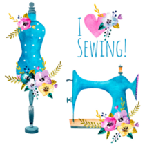 Sewing Love Sticker Sheet
