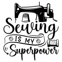 Sewing Superpower Sticker