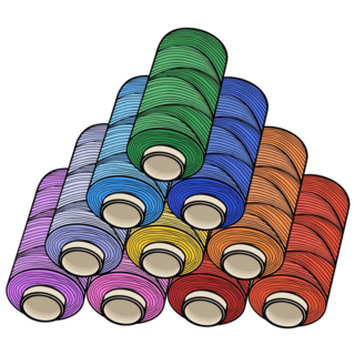 Sewing Thread Stack Sticker