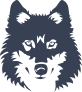 Shaggy Wolf Head Sticker