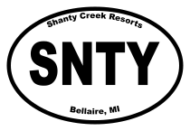 Shanty Creek Resorts Oval Sticker