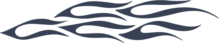 Shapely Flames Sticker