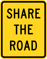 Share The Road Sticker