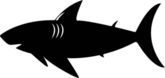Shark Logo Sticker